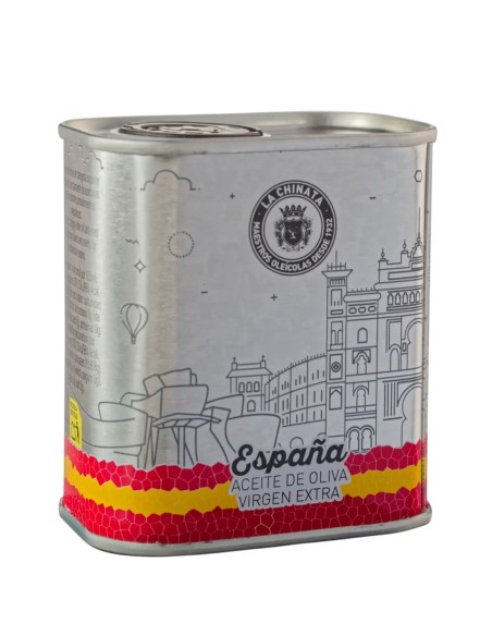 La Chinata Huile d'Olive Vierge Extra 'Espagne' Bidon métal 100 ml.