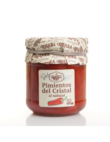 Conservas Artesanas Rosara Pimiento del Cristal Natural Tarro 212 ML