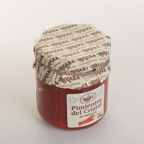 Conservas Artesanas Rosara Pimiento del Cristal Natural Tarro 212 ML