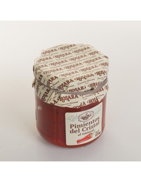 Conservas Artesanas Rosara Pimiento del Cristal Natural Tarro 212 ML