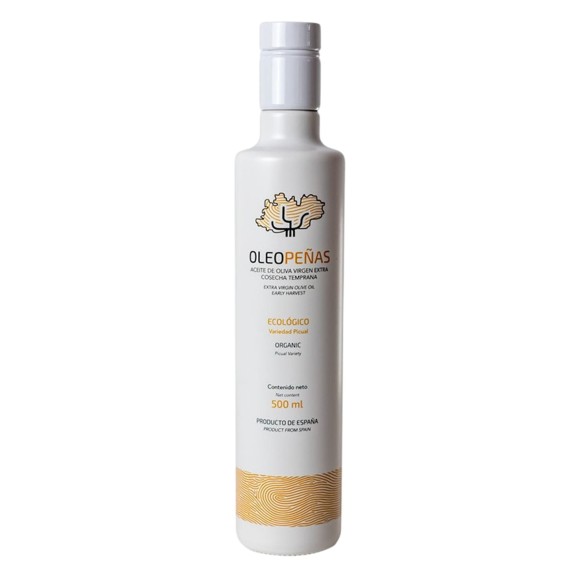 Oleopeñas Ecológico Cosecha Temprana Botella de vidrio 500 ml.