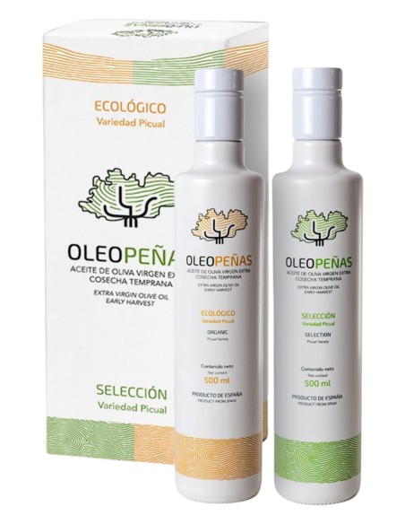 Oleopeñas Selección y Ecológico Cosecha Temprana Estuche 2x500 ml.