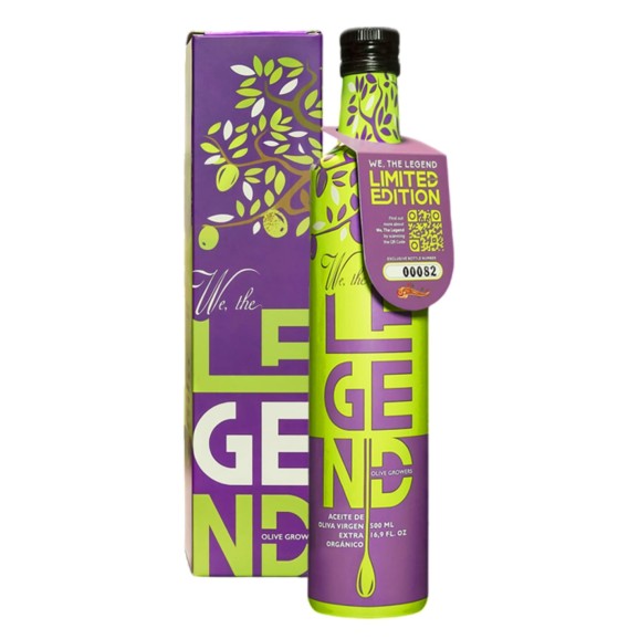 We, The Legend Picual Ecológico Estuche 500 ml.