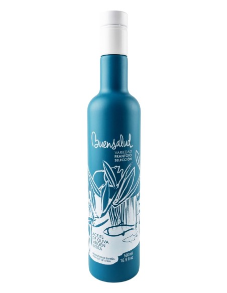 Buensalud Selección Frantoio Récolte Précoce Bouteille en verre 500 ml.