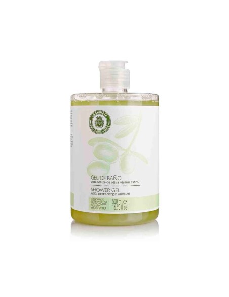 Bath gel with olive oil - Bottle 500 ml.