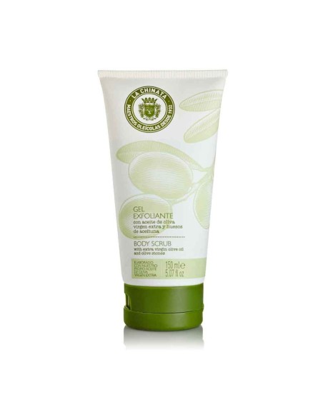Gel exfoliant aux noyaux d'olives - Tube 150 ml.