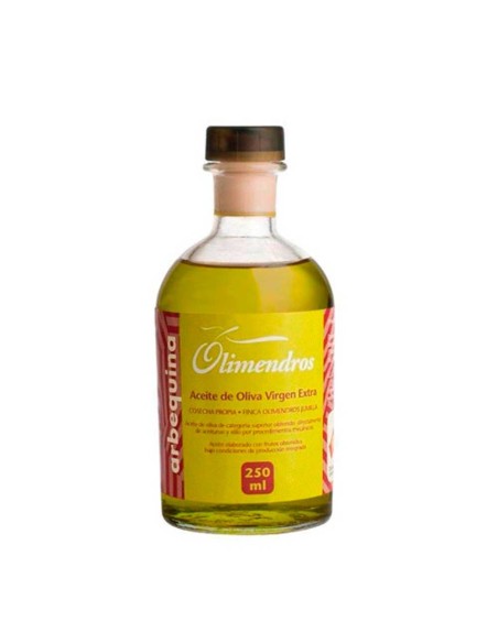 Olimendros Arbequina - Glasflasche 250 ml.