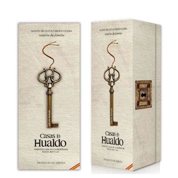 de oliva casas de hualdo reserva de familia botella vidrio 500 ml