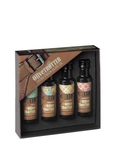 Casas de Hualdo Olive Trotter 25 ml Case - Case mit 4 Glasflaschen