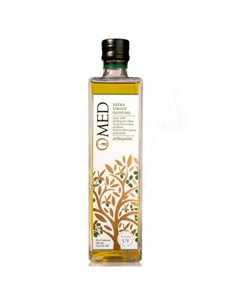 aceite de oliva omed arbequina edición limitada botella de vidrio de  500ml 