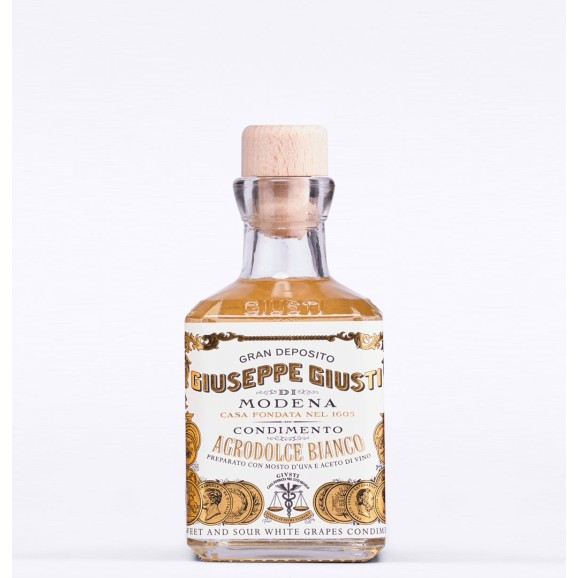 Giuseppe Giusti CONDIMENT AGRODOLCE BIANCOS Glass Bottle 250 ML 