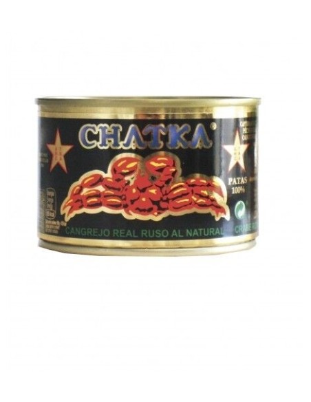 Chatka Crabe royal russe 100% de pattes - Conserve 185 gr.