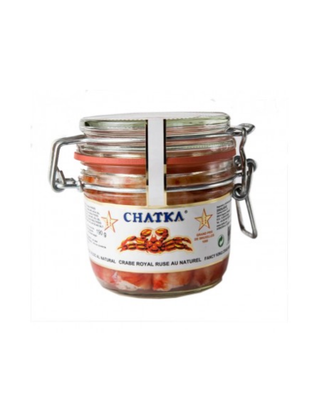 Chatka Cangrejo Real Ruso 60% patas Tarro 310 gr. - Oliva Oliva