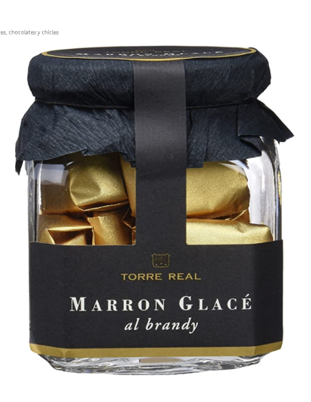 Torre Real Marrons Glacé with Brandy Jar 200 gr. - Oliva Oliva