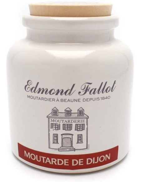 Edmond Fallot Dijon Mustard Ceramic Jar 250 gr. - Oliva Oliva