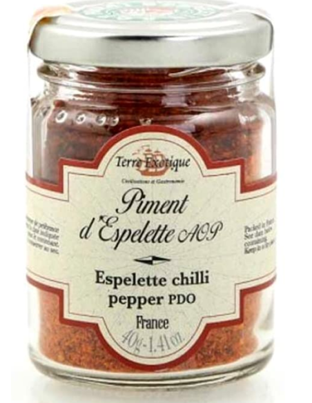 Terre Exotique Espelette chilli pepper PDO 40 gr. - Oliva Oliva