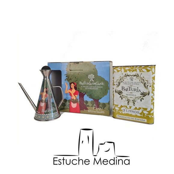 Baeturia Estuche Medina - Lata 3L ecológica + aceitera