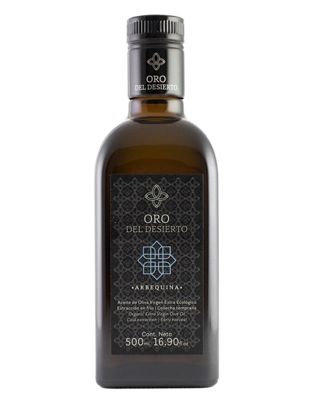 Oro del Desierto Arbequina Bouteille en verre 500 ml. - Oliva Oliva
