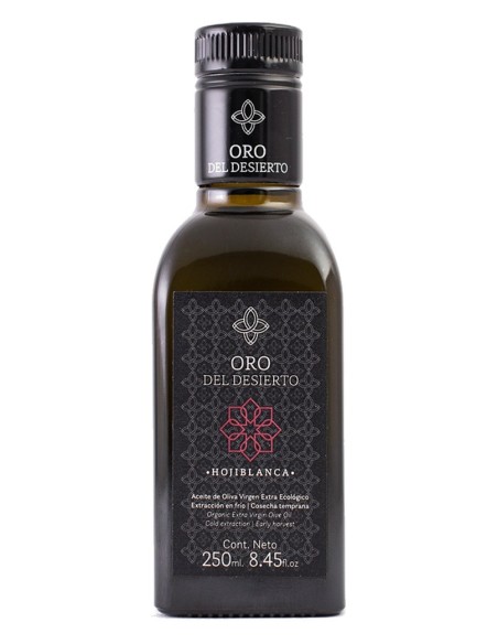 Oro del Desierto Hojiblanca Squared glass bottle 250 ml. - Oliva Oliva