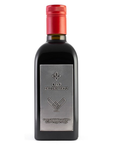 Oro del Desierto Vinagre Balsámico Ecológico - Botella de vidrio 500 ml.