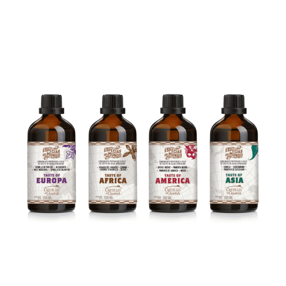 Castillo de Canena Arbequino & World Coffret 4x100 ml. - Oliva Oliva
