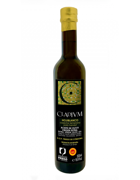 Cladium Hojiblanco Glass bottle 500 ml.