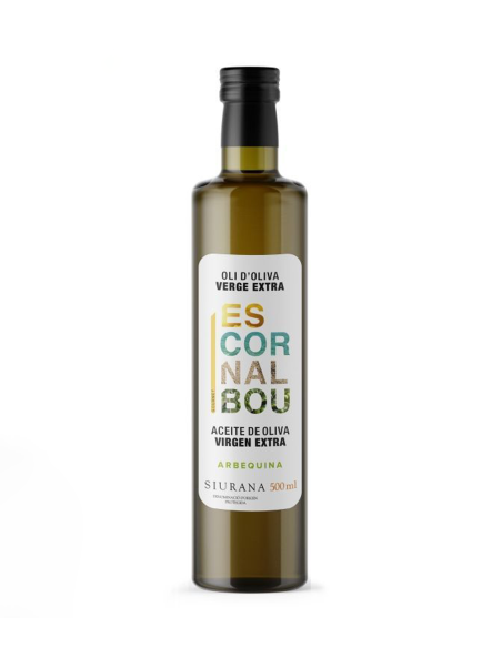Escornalbou Arbequina Glass bottle 500 ml. - Oliva Oliva