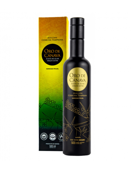Oro de Cánava Frühe Ernte Auswahl Glasflasche 500 ml. - Oliva Oliva