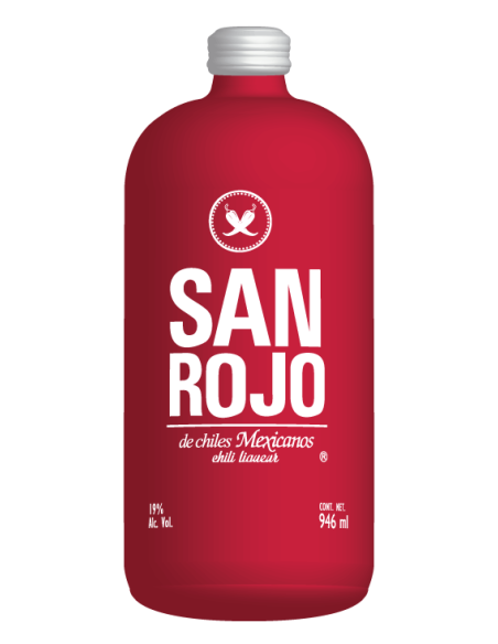 Sanrojo Liqueur de chili Bouteille en verre 500 ml. - Oliva Oliva