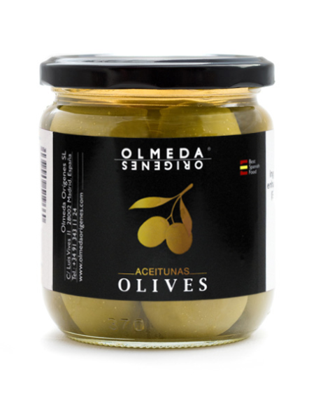 Olmeda Orígenes Olives Gordal avec noyau Pot 370 gr. - Oliva Oliva