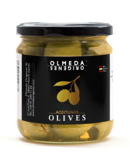 Olmeda Orígenes Entsteinte Gordal-Oliven Glas 370 gr. - Oliva Oliva