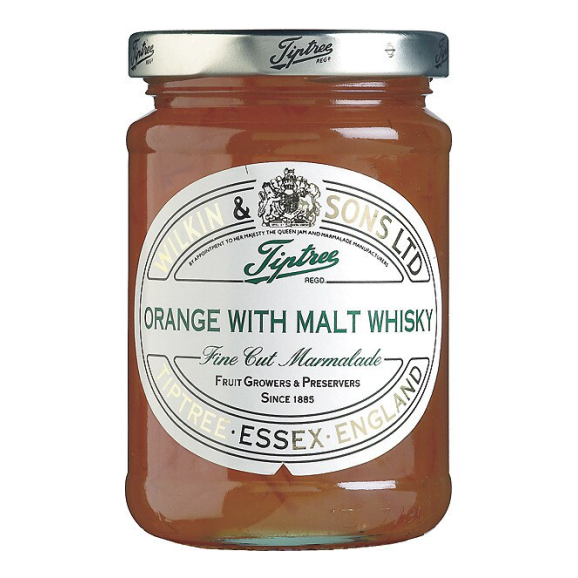 Tiptree Orangenkonfitüre mit Malt Whisky Glas 340 gr. - Oliva Oliva