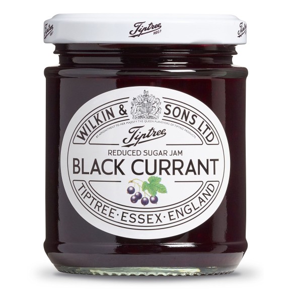 Tiptree Schwarze Johannisbeerkonfitüre mit reduziertem Zucker - Oliva Oliva