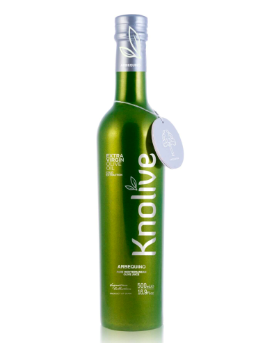 Knolive Arbequino - Glass bottle 500 ml