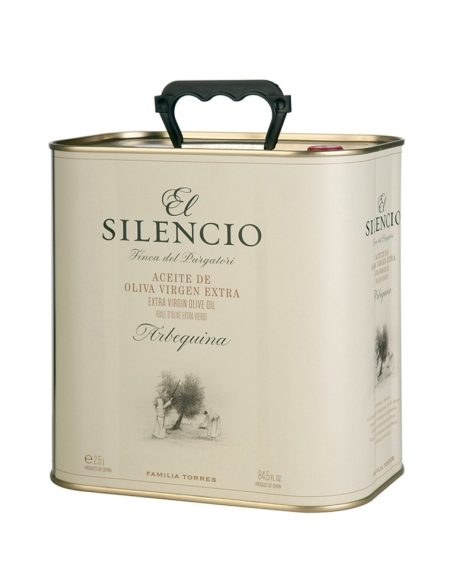 El Silencio Arbequina Bidon métal 2,5 l. - Oliva Oliva