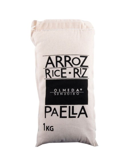 Olmeda Orígenes Paella Rice Packet 1 kg. - Oliva Oliva