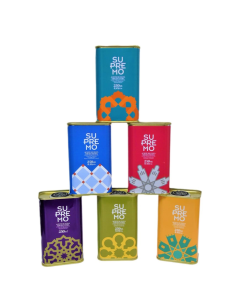 Supremo Set 6 Varieties Pack Tins 6x250 ml. - Oliva Oliva