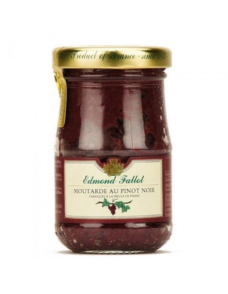 Edmond Fallot Pinot noir mustard seeds Jar 100 gr. - Oliva Oliva
