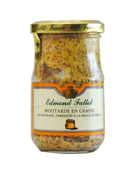 Edmond Fallot Mostaza en grano Tarro 205 gr. - Oliva Oliva