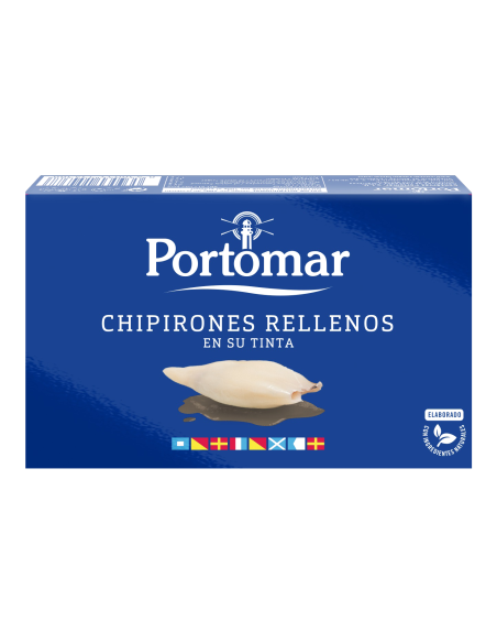 Portomar Cuttlefish stuffed in ink Can 115 gr. - Oliva Oliva