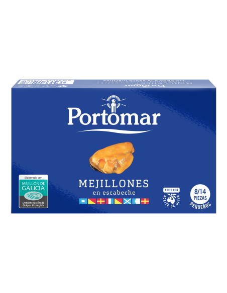 Portomar Pickled mussels Can 111 gr. - Oliva Oliva