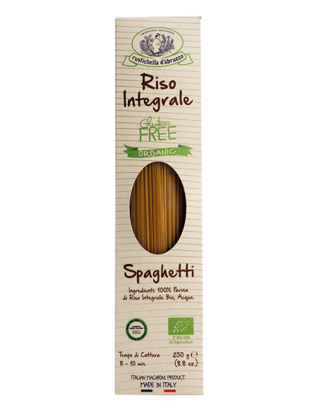 Rustichella D'Abruzzo BIO Spaghetti aus braunem Reis Glutenfrei 250 gr