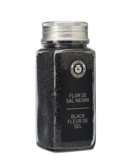 La Chinata Flower of Black Salt Jar 110 gr. - Oliva Oliva