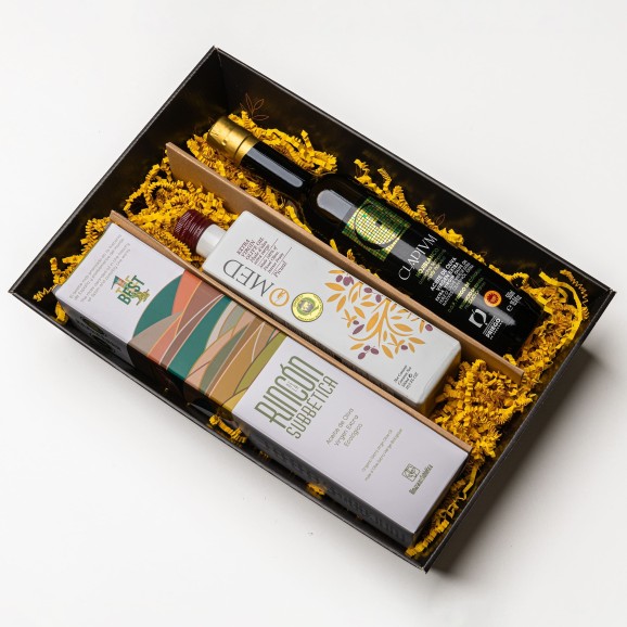 Mejores Aceites del Mundo Olio Award 2022 - Caja regalo 3x500ml