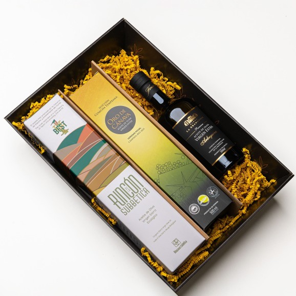 Meilleures Huiles d'Olive d'Espagne 2023 dans Coffret - Oliva Oliva