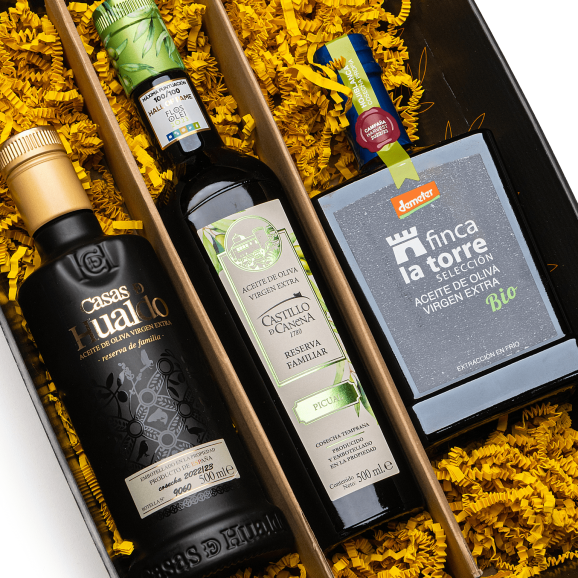 Besten Olivenöle Der Welt Flos Olei 2023 im Geschenkbox - Oliva Oliva