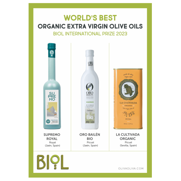 Meilleures Huiles Biologiques du Monde BIOL 2023 Coffret - Oliva Oliva