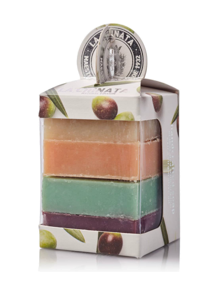 La Chinata paquet de 4 savons artisanaux - 160 gr