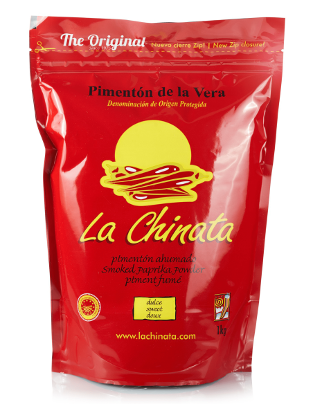 La Chinata Sweet Smoked Paprika Pack 1 kg. - Oliva Oliva