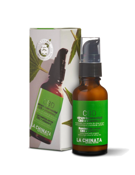 La Chinata Luminosity Serum CBD + Vitamin C 30 ml. - Oliva Oliva
